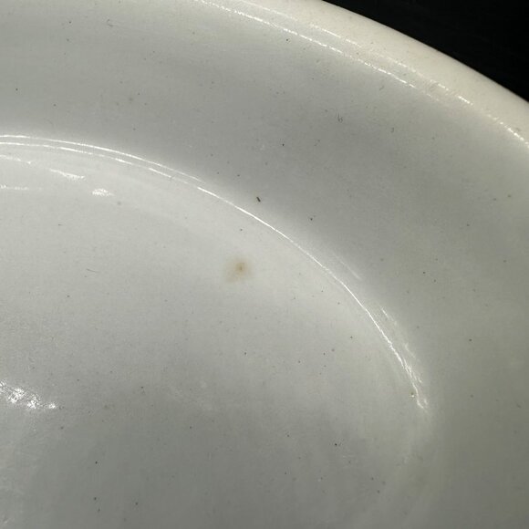 Vintage Soap Dish Royal Ironstone China Oval Wilkinson England White Retro As Is - Picture 7 of 14